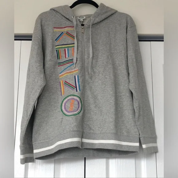Kenzo Hoodie with zippered front - size XL - Picture 5 of 5